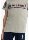 U.s. Polo Assn Classic Açık Haki Erkek Çocuk Bermuda Takım