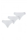 Kadın Slip Külot 3lü Paket Essential 1574 - Beyaz