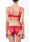 Kadın Kırmızı Desteksiz Sütyen Takım 4070