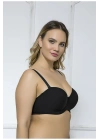 2153 Cotton Minimizer Toparlayıcı Sütyen Siyah