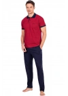 5483 Erkek Pijama Takımı - Bordo