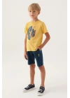 Us1747 Erkek Çocuk Ellipse Detailed Lisanslı T-shirt Şort Takım