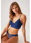 İnce Askılı Dantelli Bralet Sütyen Takımı