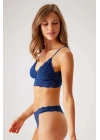 İnce Askılı Dantelli Bralet Sütyen Takımı