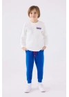 Erkek Çocuk Krem Eşofman Takımı Pamuklu