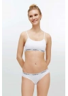 Kadın Beyaz Büstiyer Slip Takım 68000