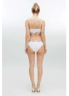 Kadın Beyaz Büstiyer Slip Takım 68000