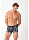 Erkek Lacivert - Baskılı 2 Li Boxer 80350ınt