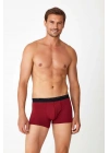 Erkek Siyah - Bordo 2 Li Boxer 82005