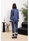 Saten Kadın Pijama Takımı - 1320 Lacivert