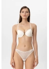 4887 Milan Push Up Dantelli Sütyen Takımı Sabahlık Set