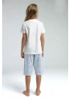 KIZ ÇOCUK KAPRİ TAKIM - Beyaz
