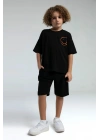 Erkek Çocuk Siyah Bermuda Takım