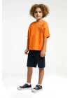 Erkek Çocuk Turuncu Bermuda Takım