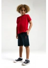 U.S. Polo Assn. Erkek Çocuk Kırmızı Bermuda Takım