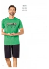 Erkek Yazlık Yeni Sezon Pamuklu Günlük Şort Takım  6073