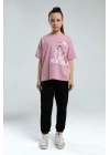 Kız Çocuk Pembe Tişört