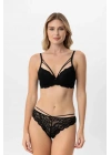 Soft Push Up Kaplı Dantelli Sütyen Takım