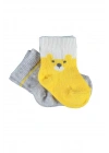 Biorganic Happy Bear 2li Çorap 68413 Sarı