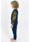 Erkek Çocuk Lacivert Pijama Takımı