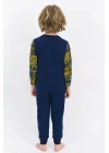 Erkek Çocuk Lacivert Pijama Takımı
