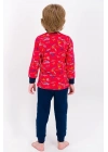 U.s. Polo Assn Lisanslı Açık Kırmızı Erkek Çocuk Pijama Takımı
