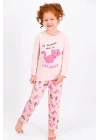 Somon Caturday Kız Çocuk Pijama Takımı