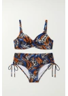 İnce Askılı Toparlayıcı Bikini Takım 241252