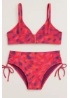 İnce Askılı Toparlayıcı Bikini Takım 241252