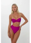 Yeni Sezon Bikini – Dolgulu Straplez Şıklık, Yüksek Bel | 2025 Sezon Renkleriyle