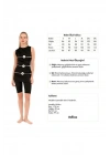 Fermuarlı Fit Yarım Kol Yarı Kapalı Mayo DLX-24710