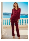 Yeni Sezon Dokuma Kadın Pijama Takımı 8024