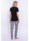 Wild Siyah Kadın Slim Fit Takım