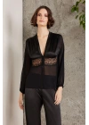 Saten Gecelik Sabahlık Pijama Takım Şort Takım 6lı Gelin Çeyiz Seti 6005