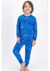 Rolypoly Space Mavi Erkek Çocuk Pijama Takımı