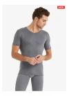 Unisex Termal Tişört 2. Seviye 1263 - Gri Melanj