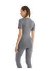 Unisex Termal Tişört 2. Seviye 1263 - Gri Melanj