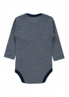 Erkek Bebek Çıtçıtlı Badi 12-36 Ay Lacivert