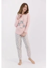 Smile Every Day Pudra Kadın Pijama Takımı