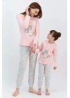 Smile Every Day Pudra Kadın Pijama Takımı