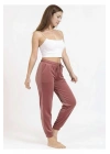 Kadın Soft Cepli Fransız Kadife Tek Alt Pijama