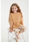 Rolypoly Wild Stylish Camel Kız Çocuk Eşofman Takım