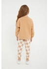 Rolypoly Wild Stylish Camel Kız Çocuk Eşofman Takım