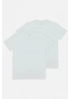 Eduardo Bisiklet Yaka 2li Erkek T-shirt, %100 Pamuklu Bisiklet Yaka Kısa Kol T-shirt