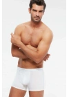 Erkek Beyaz Tight Likralı Boxer Şort 2li Fırsat Paketi