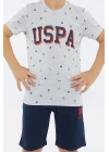 U.s. Polo Assn Grimelanj Lacivert Erkek Çocuk Bermuda Takım