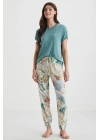 Yumuşak dokulu pijama takımı