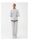 Kadın Gri Melanj Pijama Takımı