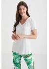 Yumuşak dokulu pijama takımı
