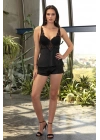 Mlvx 5521 Saten Şort Takım Mlvx Blsm